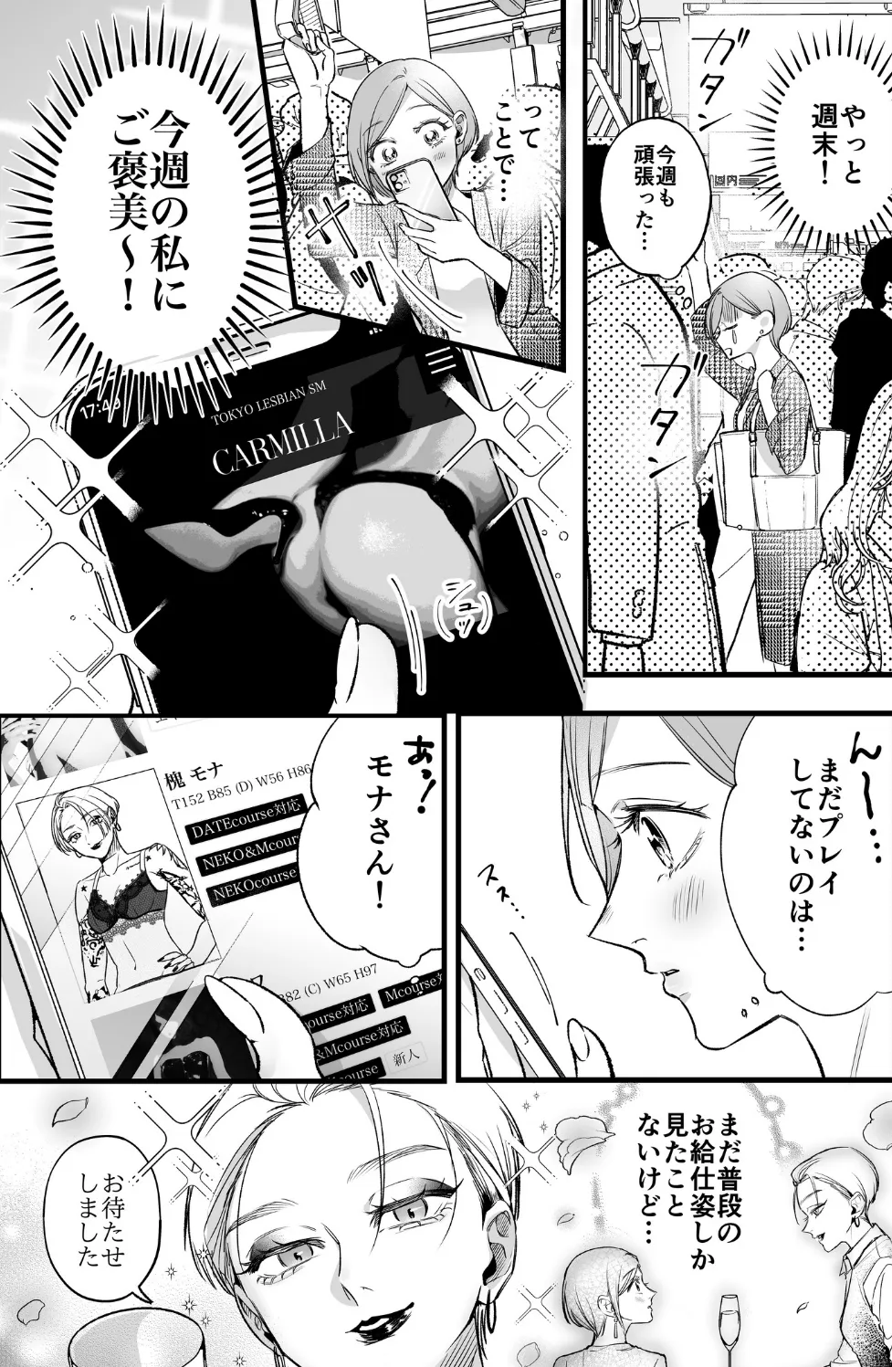 Carmilla Comic ＃5 MONA 4ページ